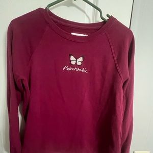 Kids Abercrombie butterfly crew neck